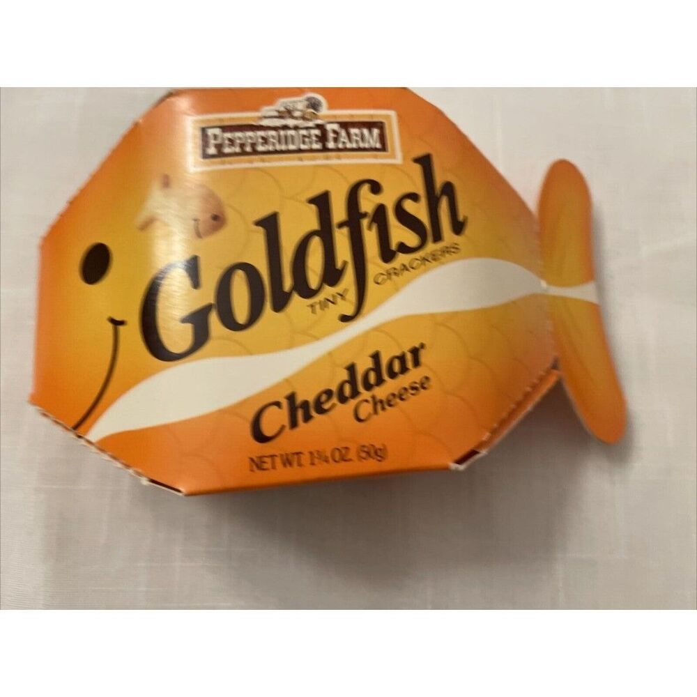vintage Rare  Goldfish Box Bank 1993 Empty